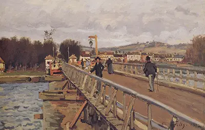 Footbridge at Argenteuil Alfred Sisley